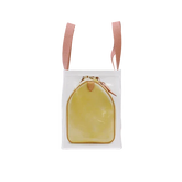 TITA ELVIE duffle Grocery Bag, yellow canvas, large